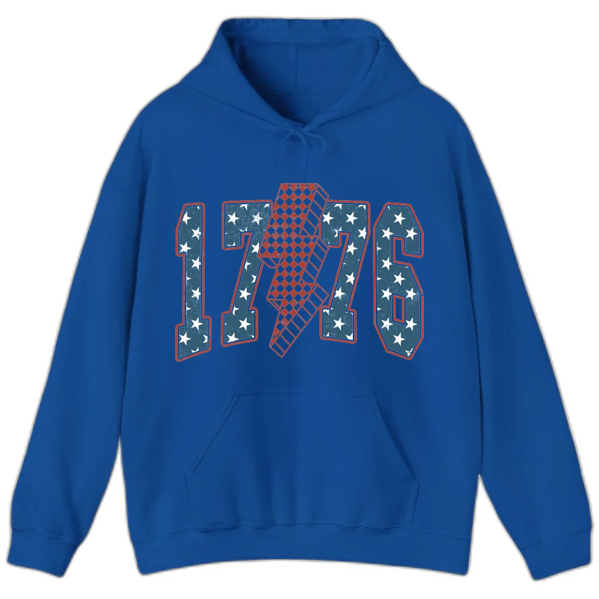 America 250th Anniversary 1776 Heritage Design Hoodie in Royal