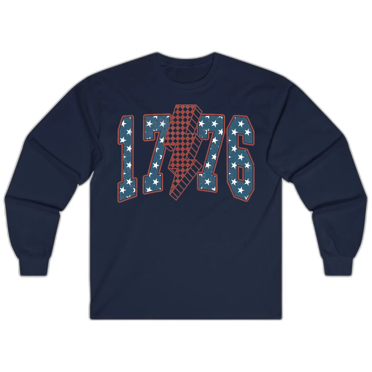 America 250th Anniversary 1776 Heritage Design Long Sleeve in Navy