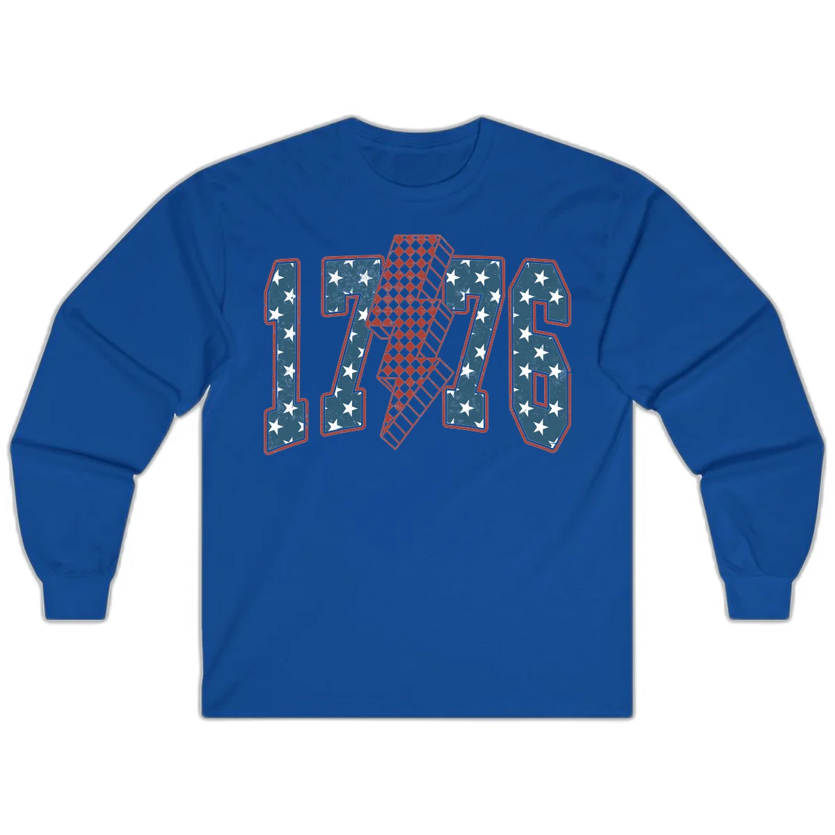 America 250th Anniversary 1776 Heritage Design Long Sleeve in Royal
