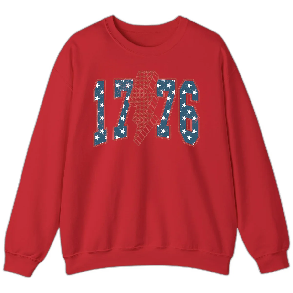 America 250th Anniversary 1776 Heritage Design Sweatshirt in Red