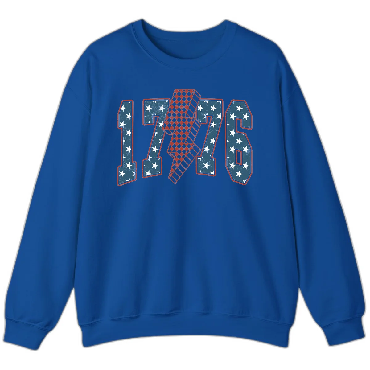 America 250th Anniversary 1776 Heritage Design Sweatshirt in Royal