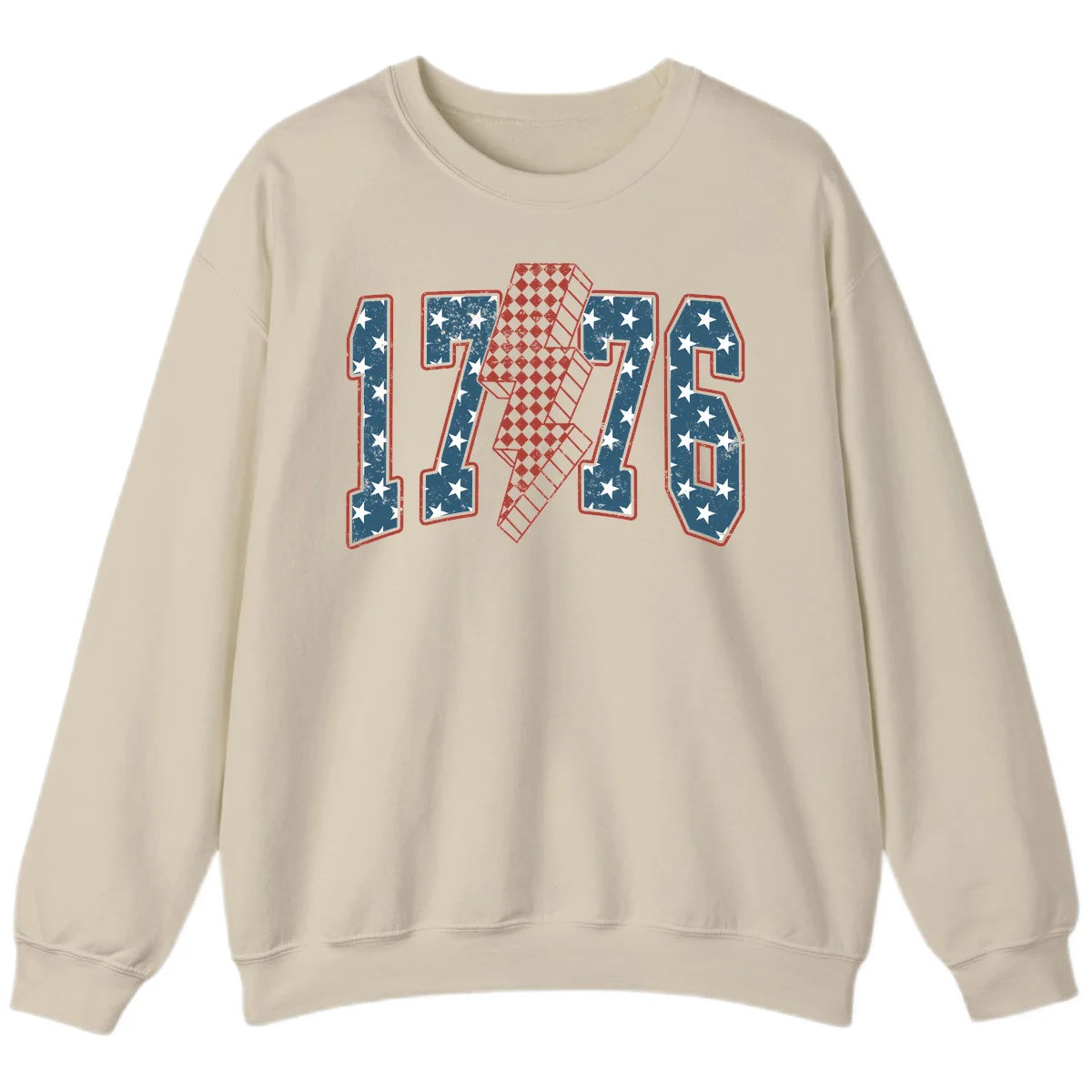 America 250th Anniversary 1776 Heritage Design Sweatshirt in Sand