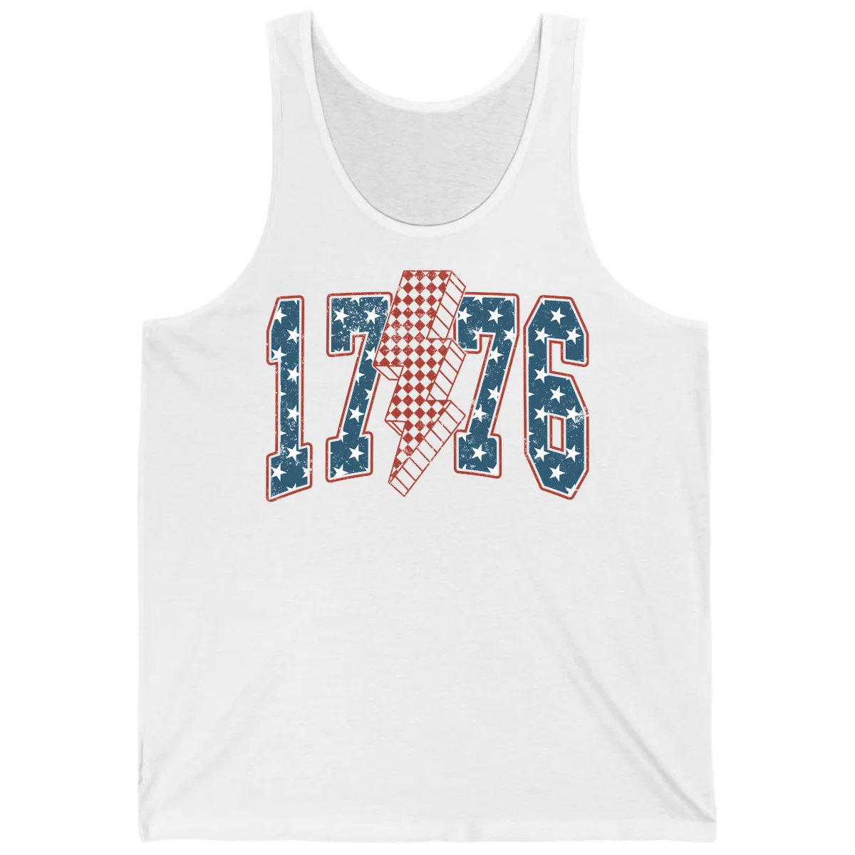 America 250th Anniversary 1776 Heritage Design Tank in White