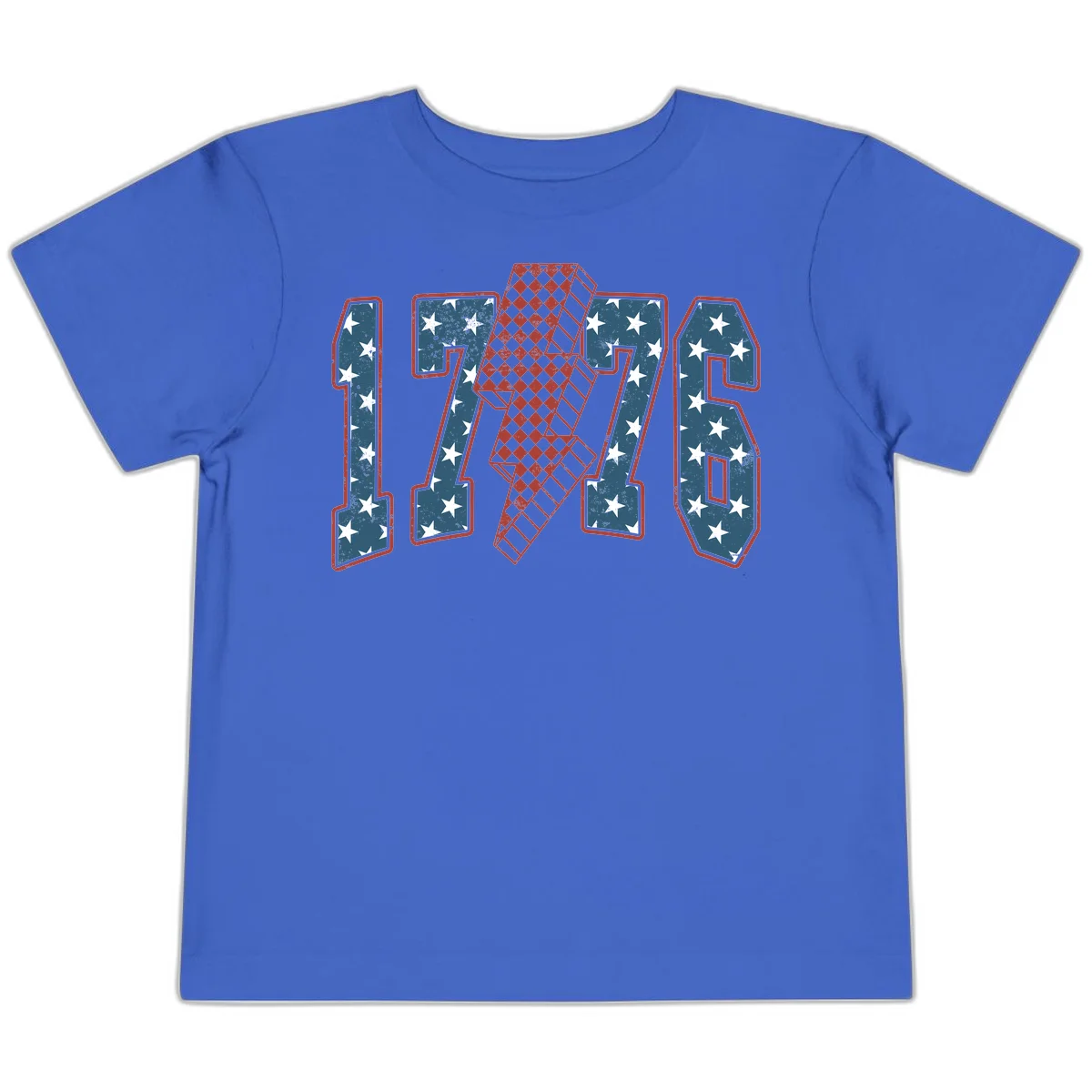 America 250th Anniversary 1776 Heritage Design Toddler T-Shirt in True Royal