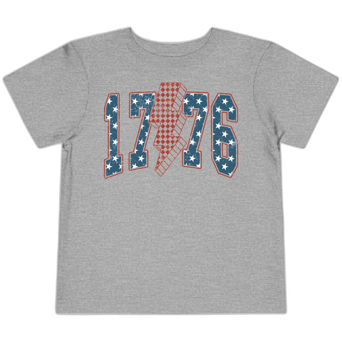 America 250th Anniversary 1776 Heritage Design Toddler T-Shirt in Athletic Heather