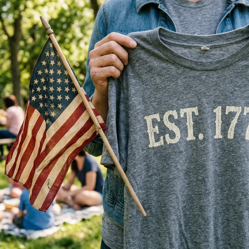 How We Design Commemorative 250th Anniversary Shirts - EST 1776