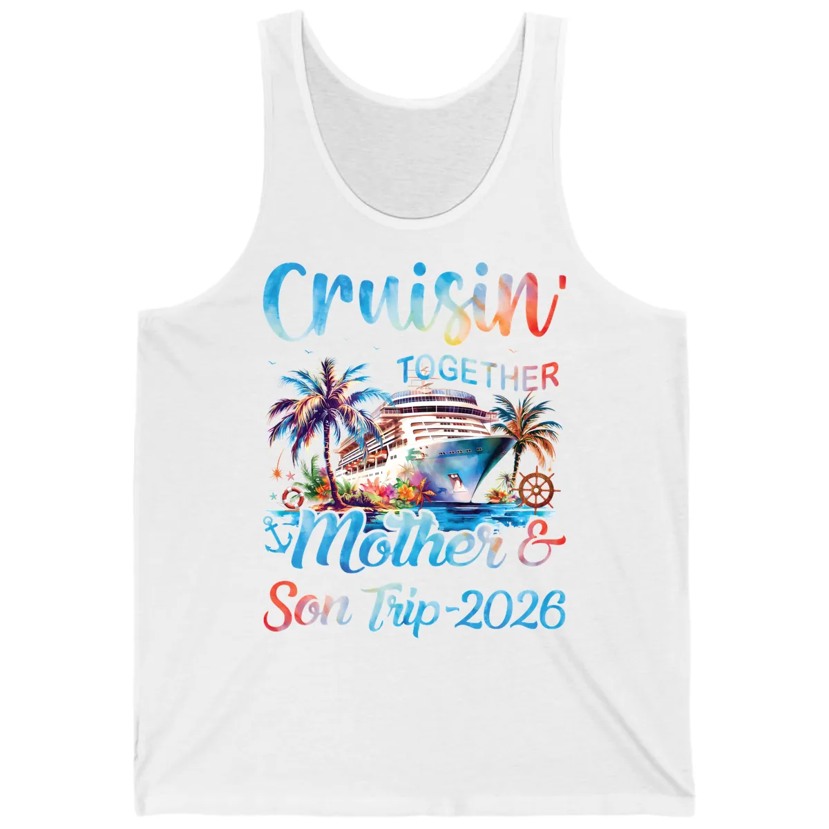 Cruisin' Together Mother and Son Trip 2026 Tank in White