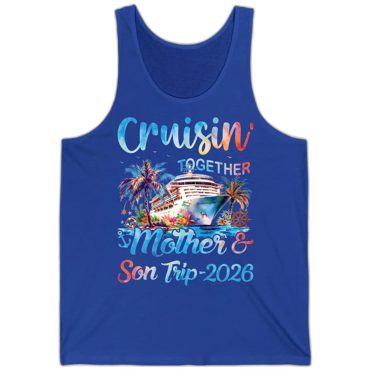 Cruisin' Together Mother and Son Trip 2026 Tank in True Royal
