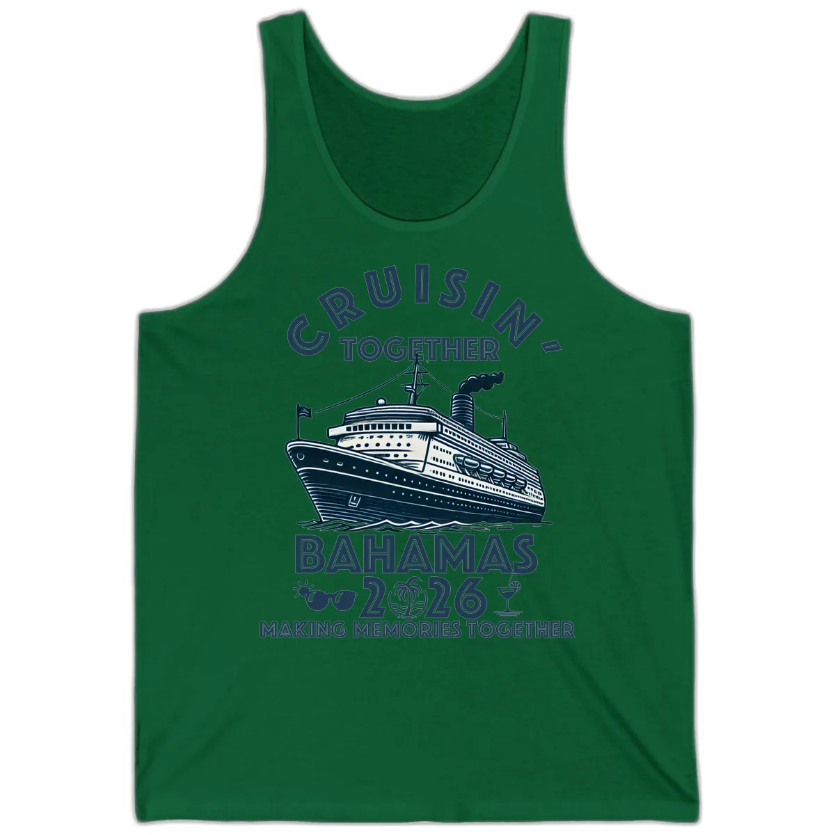 Family Cruisin' Together Bahamas 2026 Tank in Kelly