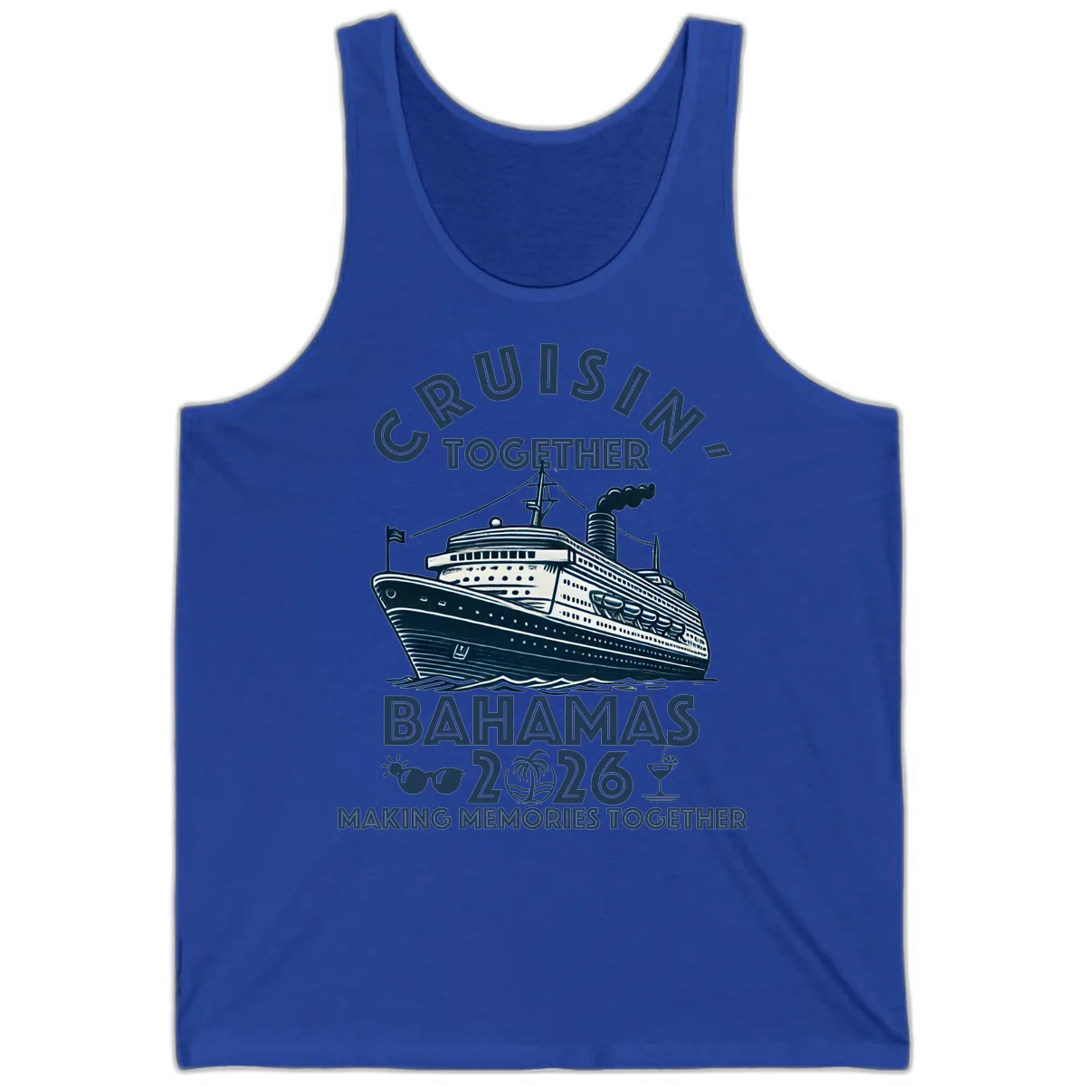 Family Cruisin' Together Bahamas 2026 Tank in True Royal