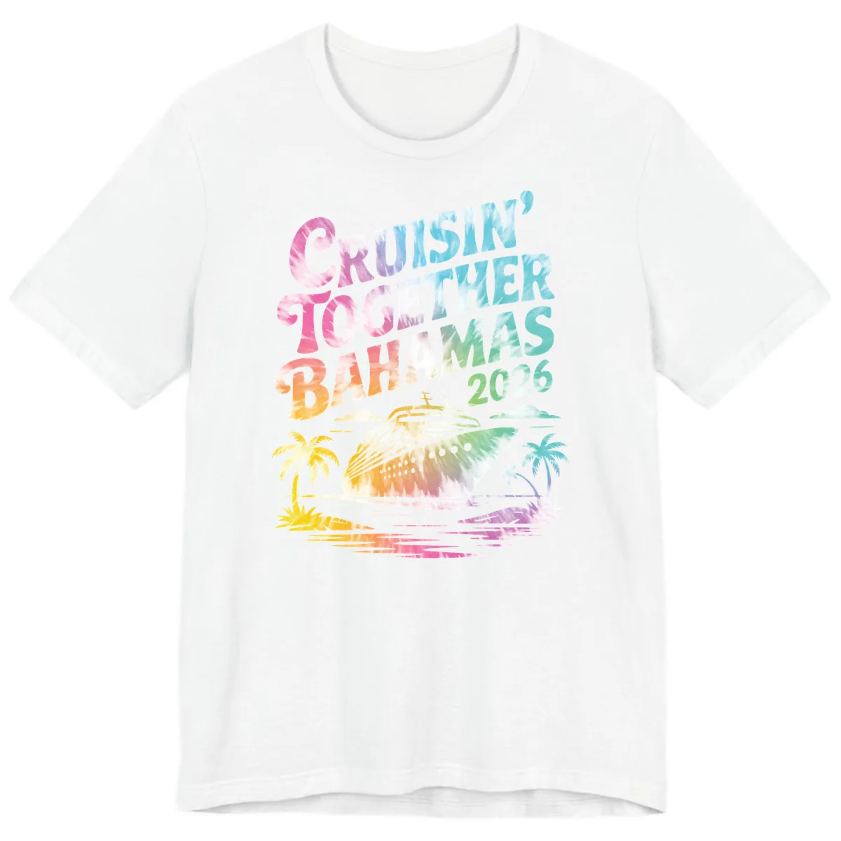 Cruisin' Together Bahamas 2026 Family Vacation Premium T-Shirt in White