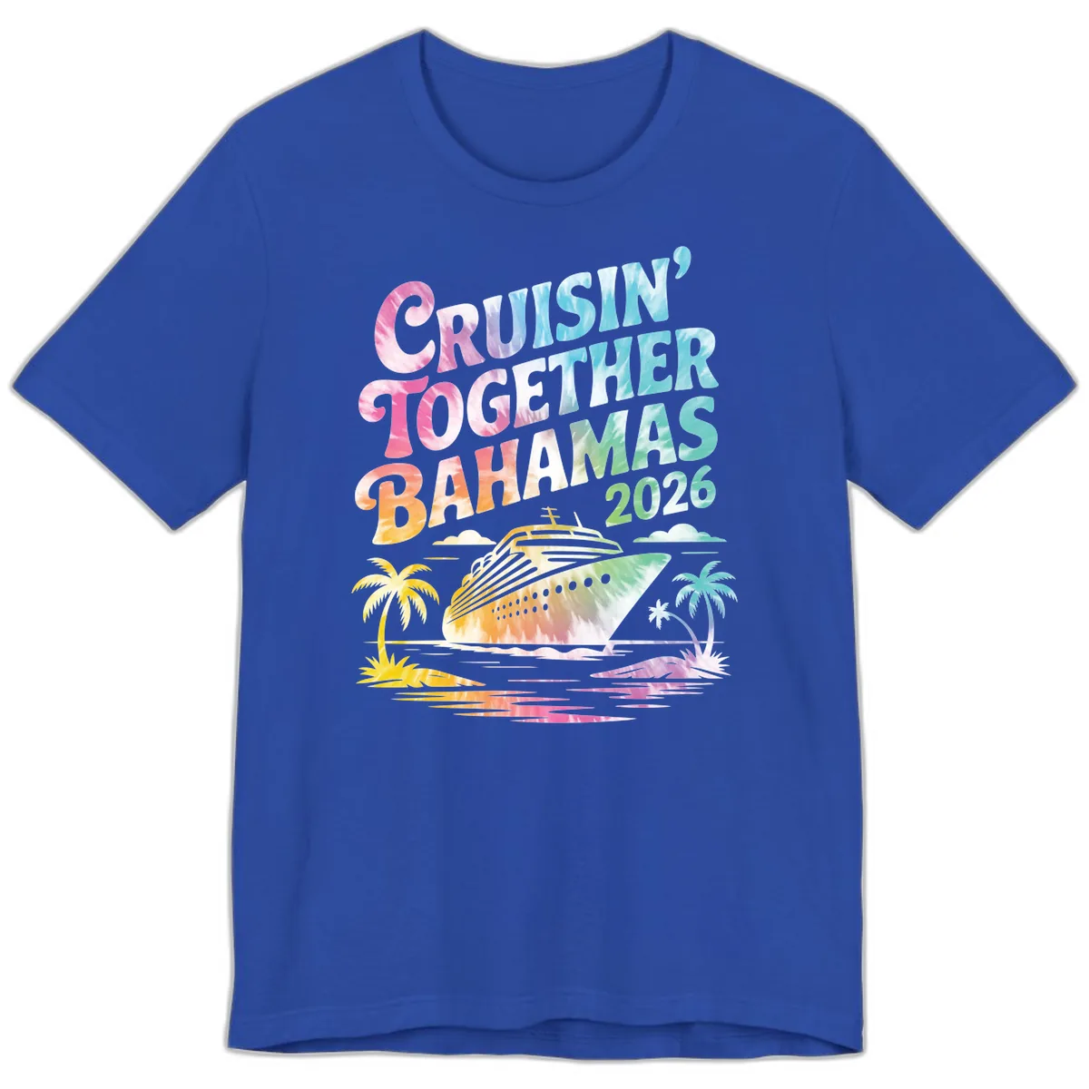 Cruisin' Together Bahamas 2026 Family Vacation Premium T-Shirt in True Royal