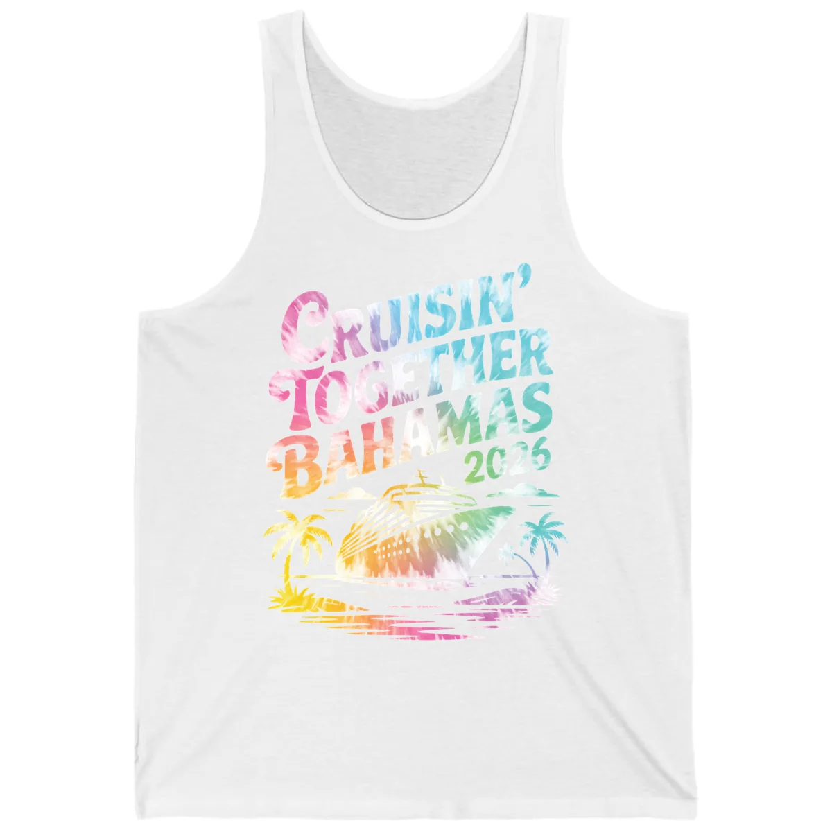 Cruisin' Together Bahamas 2026 Family Vacation Tank in White