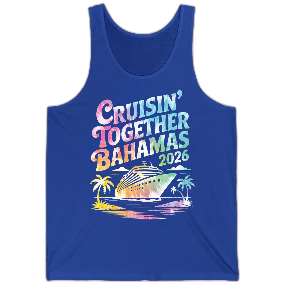 Cruisin' Together Bahamas 2026 Family Vacation Tank in True Royal