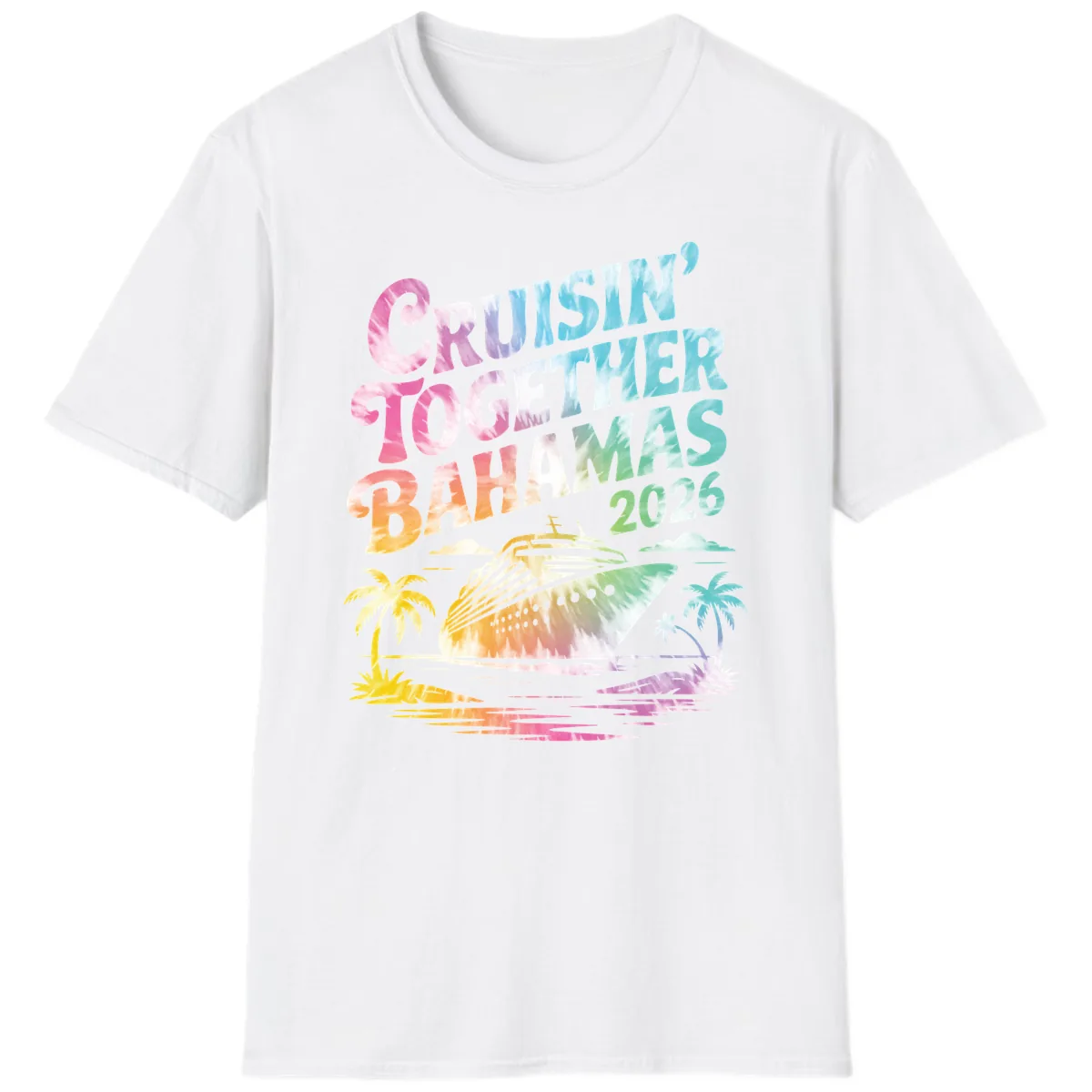 Cruisin' Together Bahamas 2026 Family Vacation T-Shirt in White