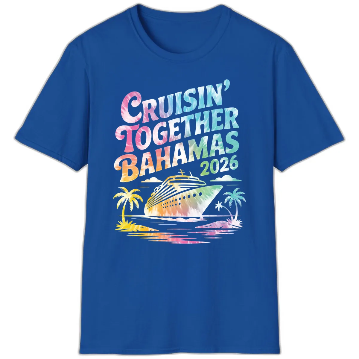 Cruisin' Together Bahamas 2026 Family Vacation T-Shirt in Royal