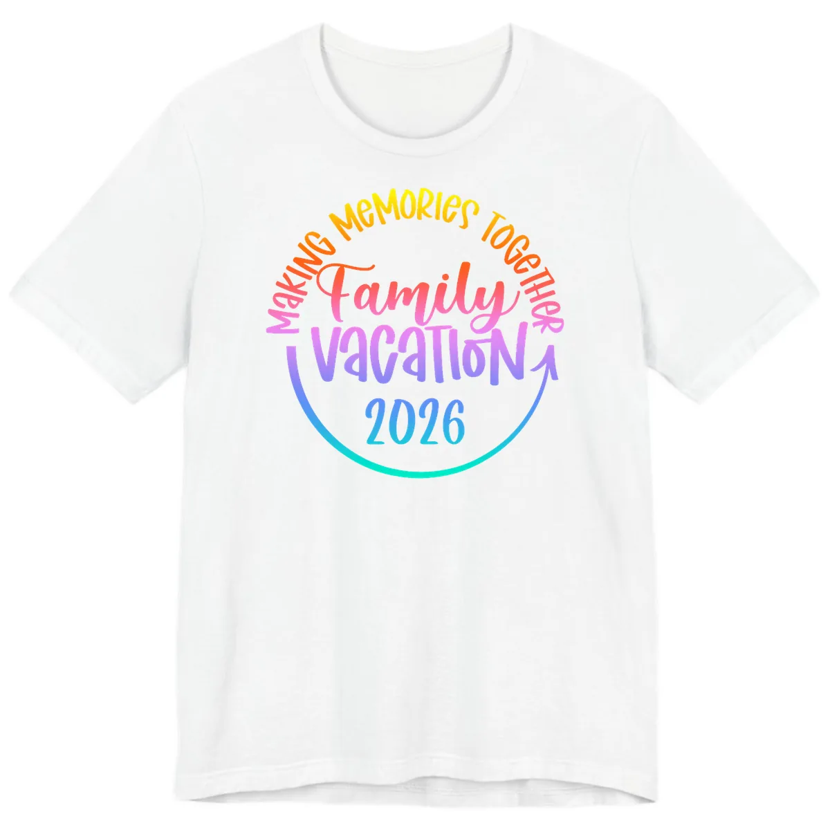 Making Memories Together Family Vacation 2026 Premium T-Shirt in White