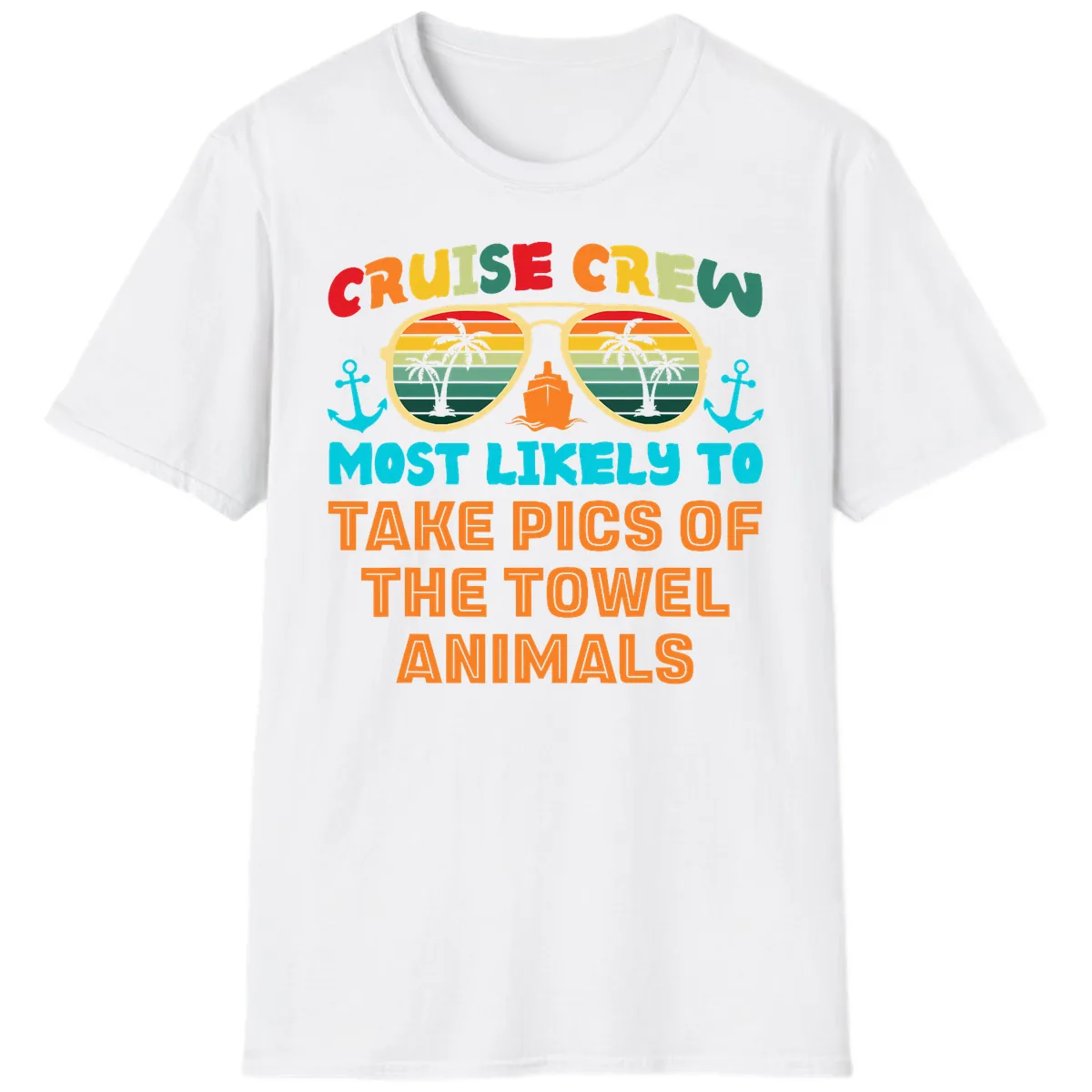 Cruise Crew Most Likely To Take Pics T-Shirt in White