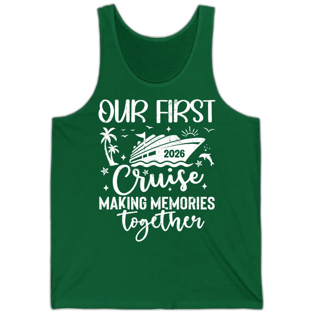 Our First Cruise 2026 Family Vacation Tank in Kelly