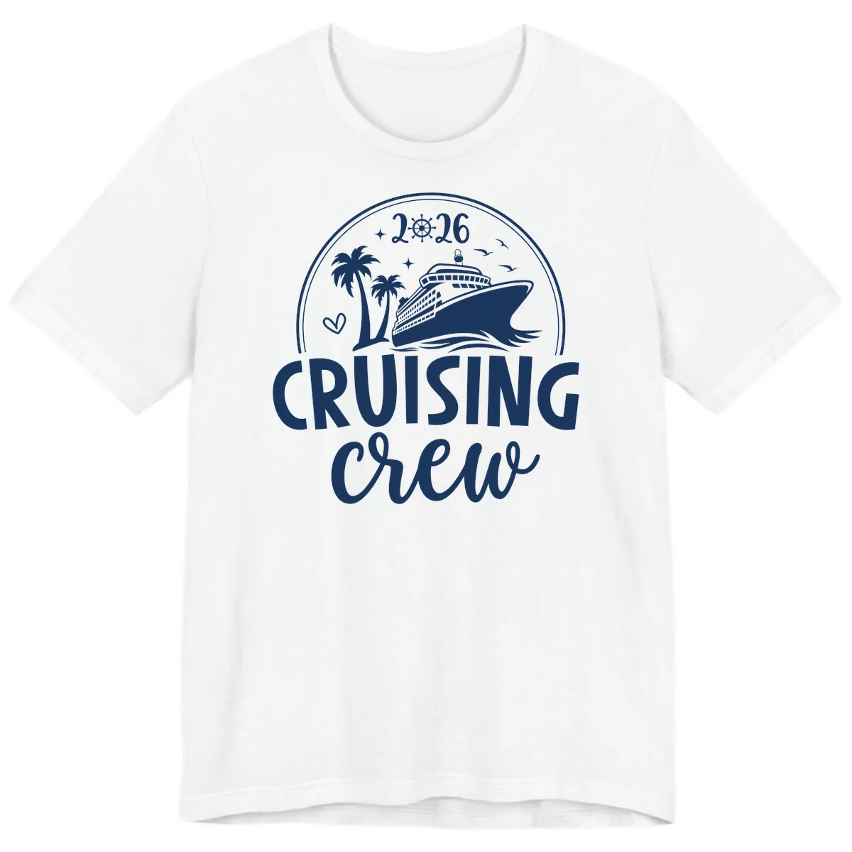 Family Cruise Crew 2026 Vacation Apparel Premium T-Shirt in White