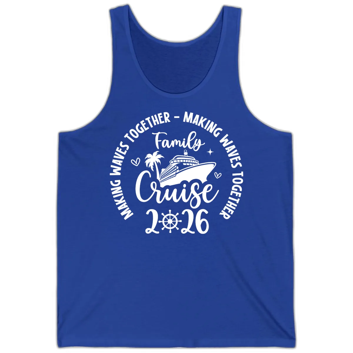 Family Cruise 2026 Making Waves Together Tank in True Royal