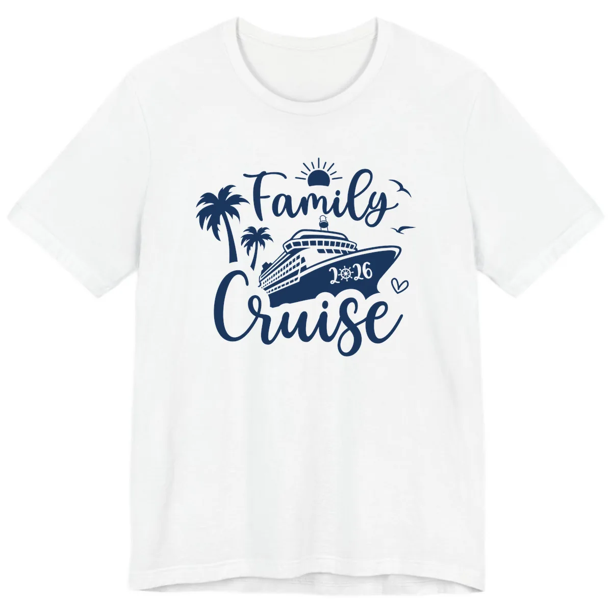 Family Cruise 2026 Vacation Apparel Premium T-Shirt in White