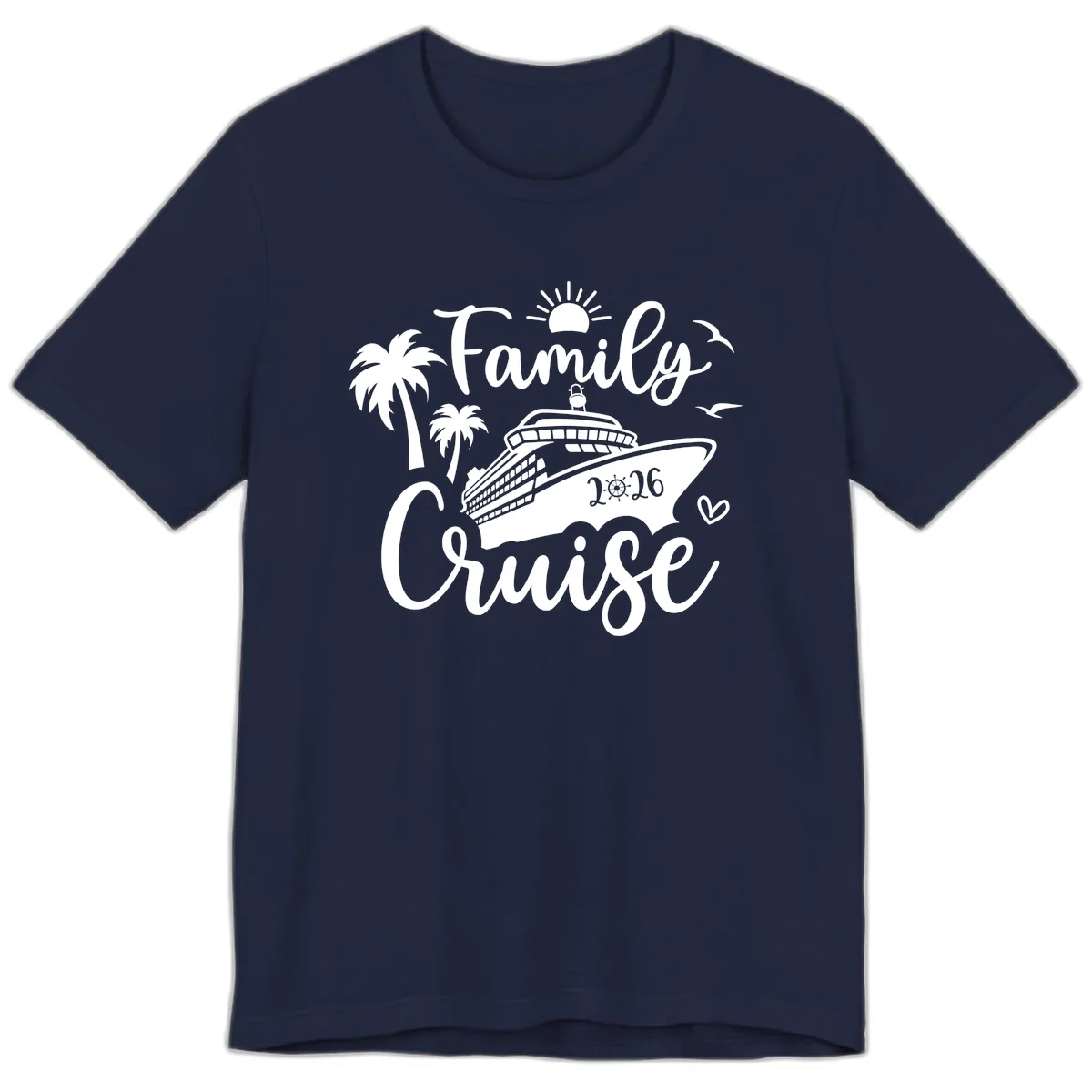 Family Cruise 2026 Vacation Apparel Premium T-Shirt in Navy