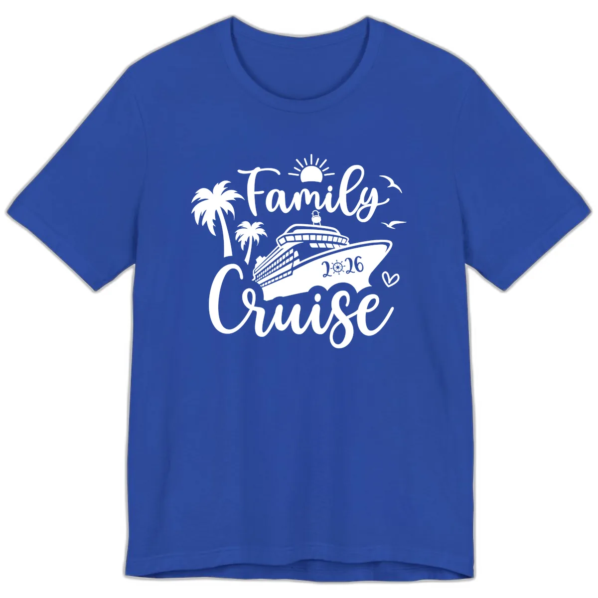 Family Cruise 2026 Vacation Apparel Premium T-Shirt in True Royal