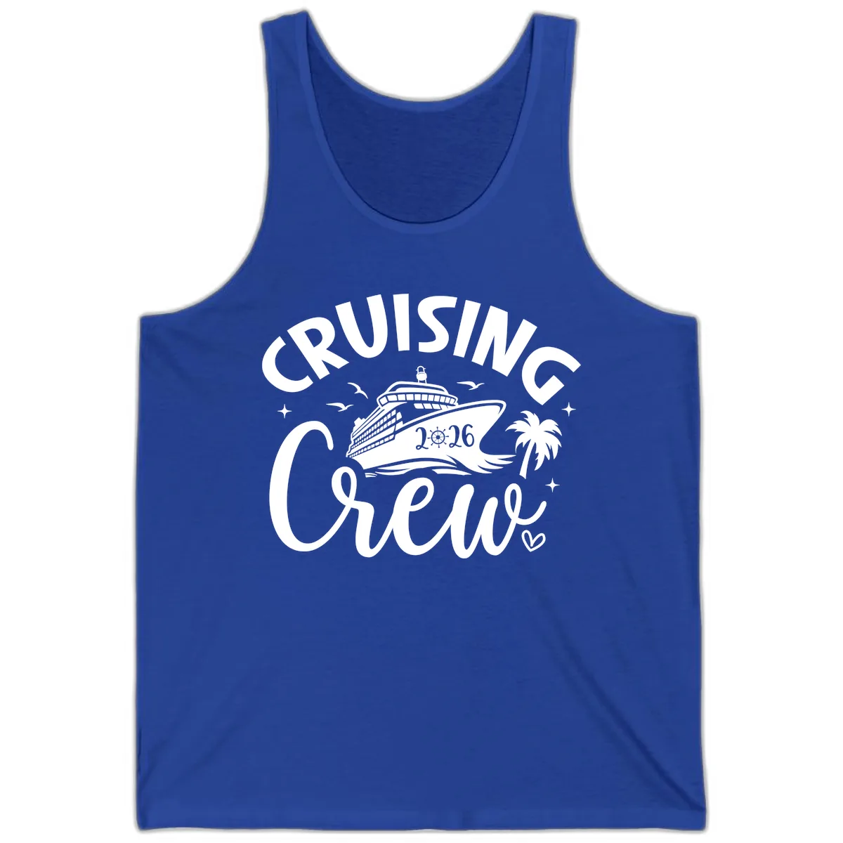Cruising Crew 2026 Family Cruise Vacation Tank in True Royal