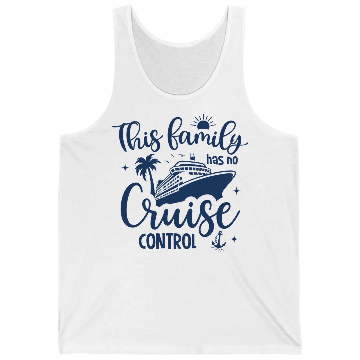 This Family Has No Cruise Control Vacation Tank in White