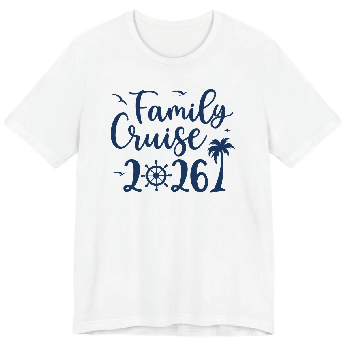 Family Cruise 2026 Vacation Apparel Premium T-Shirt in White