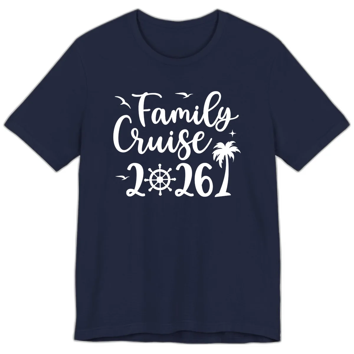 Family Cruise 2026 Vacation Apparel Premium T-Shirt in Navy