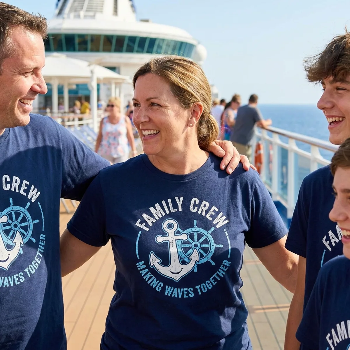 getting family to wear matching shirts