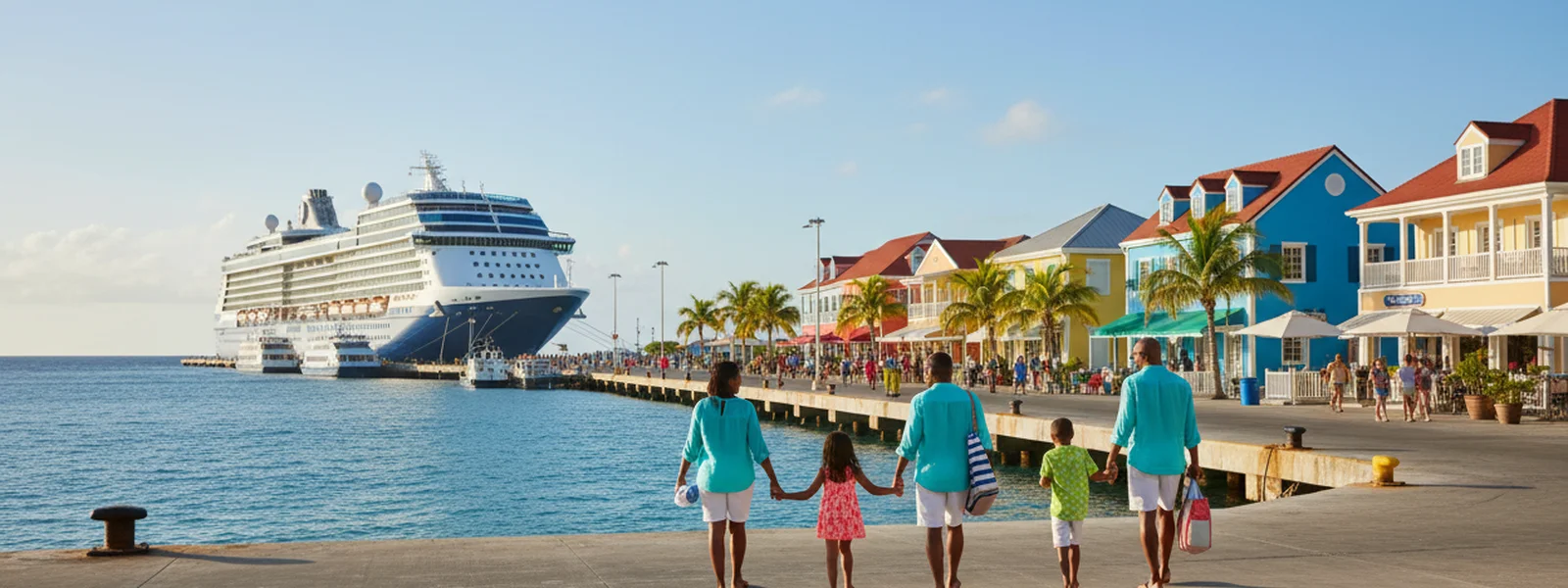 Best Caribbean Cruise Ports for Families with Kids - Family Cruise Shirt