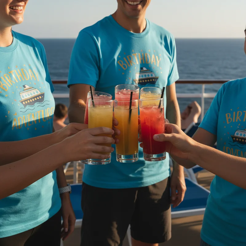Birthday Cruise Planning — How to Celebrate a Birthday at Sea - Family Cruise Shirt