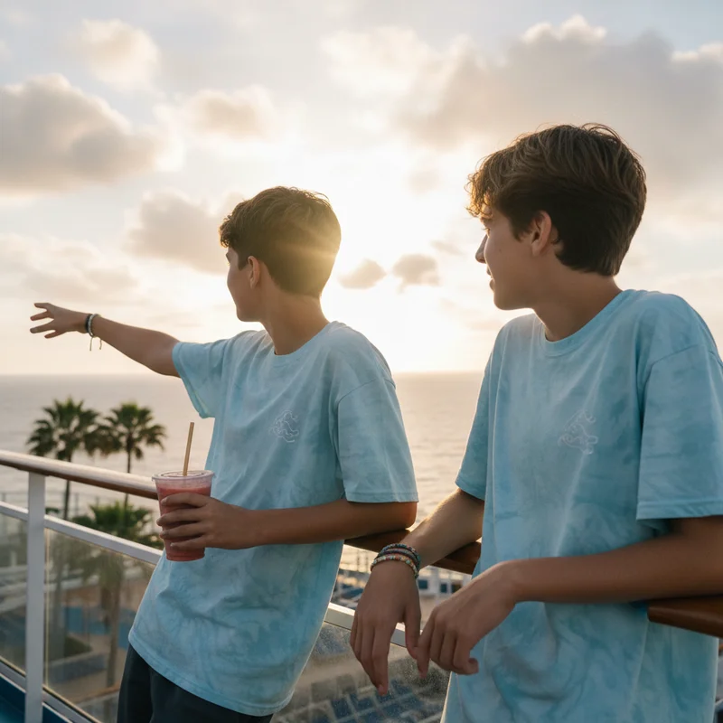 Cruising with Teens — How to Keep Teenagers Happy on Board - Family Cruise Shirt