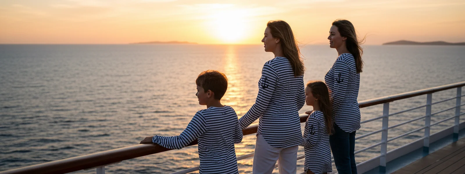 Matching Long Sleeve Cruise Shirts — Sun Protection and Style - Family Cruise Shirt