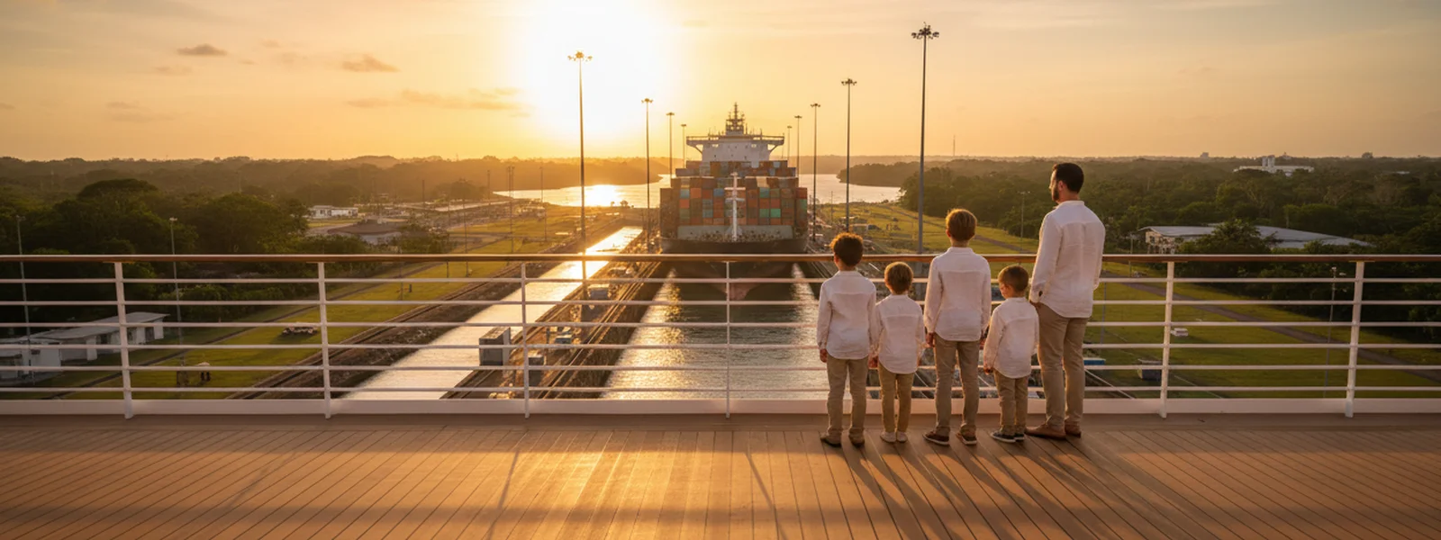 Panama Canal Cruise with Kids — Is It Worth the Longer Sailing - Family Cruise Shirt