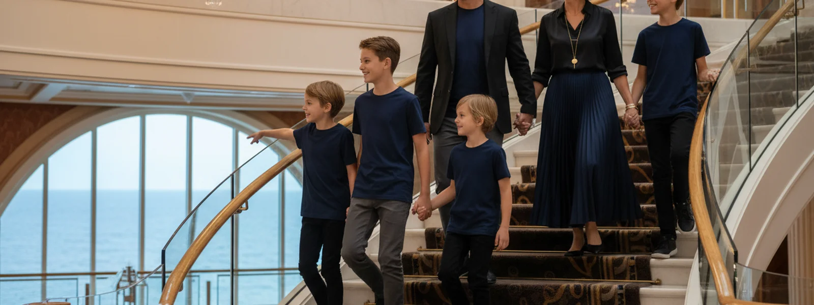 How to Style Matching Cruise Shirts for Formal Night - Family Cruise Shirt