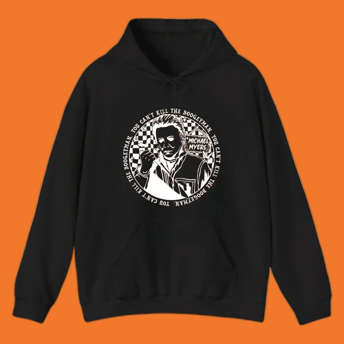 Michael Myers cant kill boogeyman Halloween horror graphic