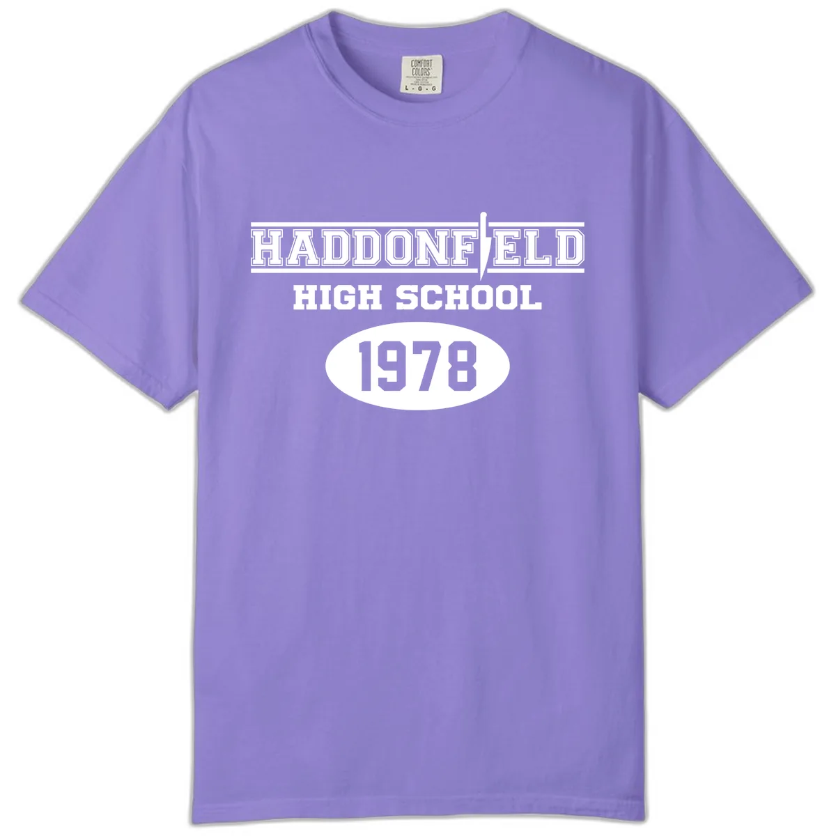 Haddonfield High School 1978 Reunion Comfort Color in Violet