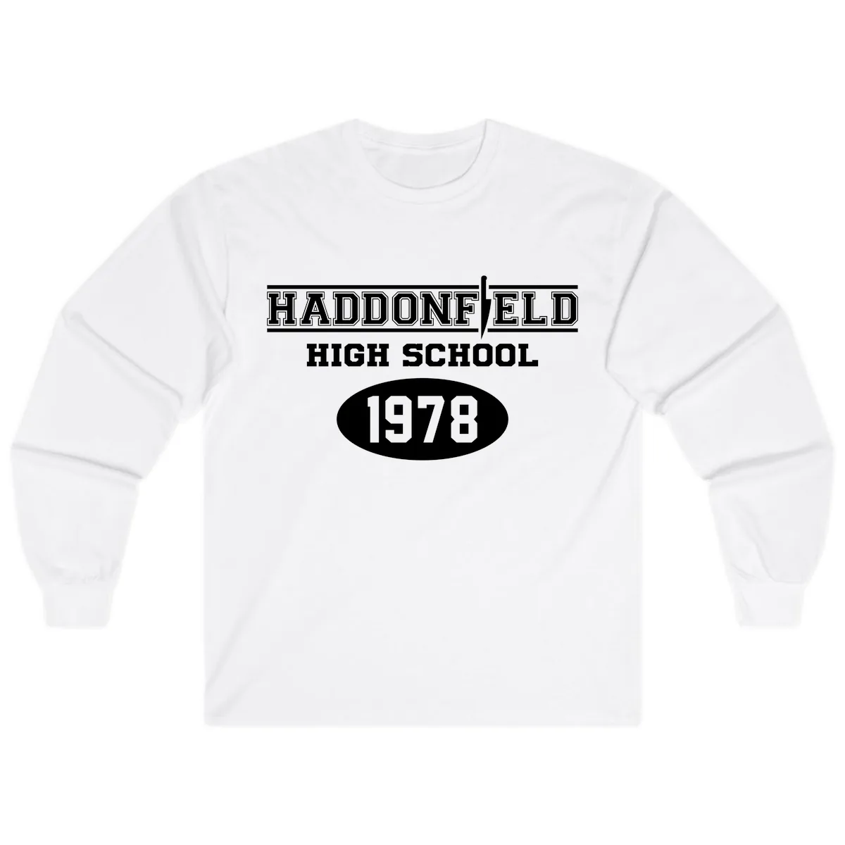 Haddonfield High School 1978 Reunion Long Sleeve in White