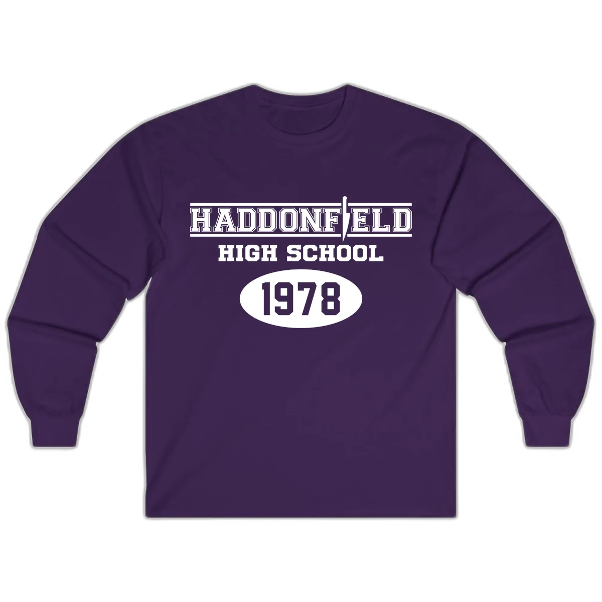 Haddonfield High School 1978 Reunion Long Sleeve in Purple