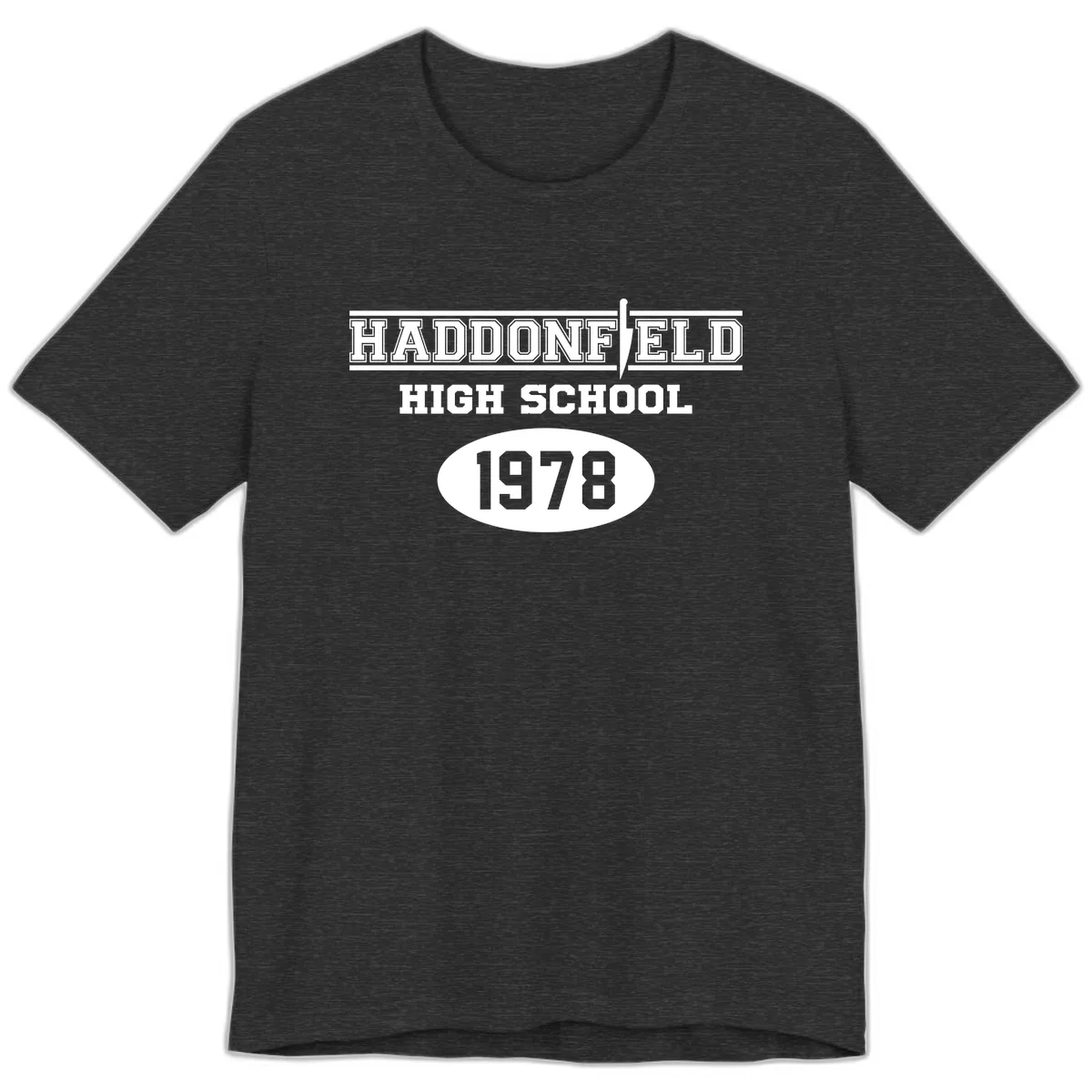 Haddonfield High School 1978 Reunion Premium T-Shirt in Dark Grey Heather