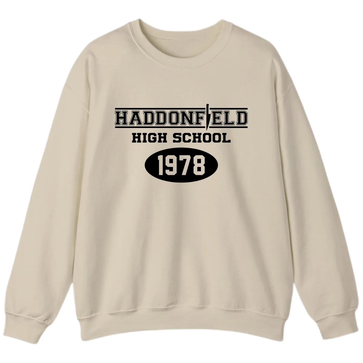 Haddonfield High School 1978 Reunion Sweatshirt in Sand