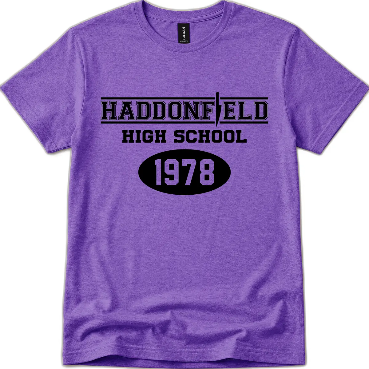 Haddonfield High School 1978 Reunion T-Shirt in Heather Purple