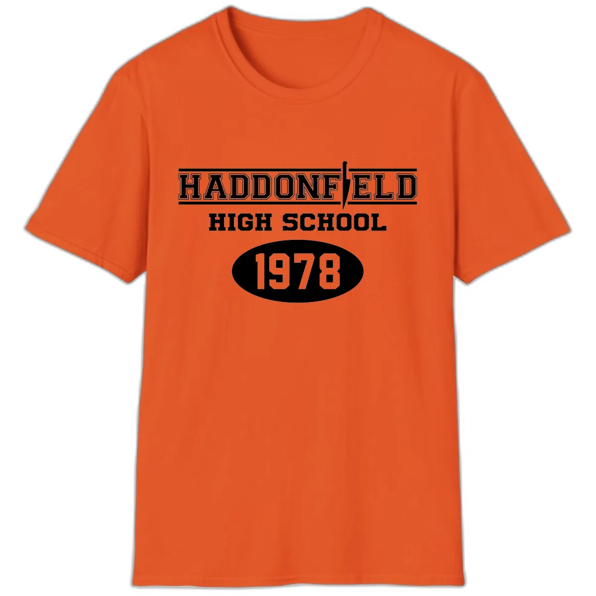 Haddonfield High School 1978 Reunion T-Shirt in Orange