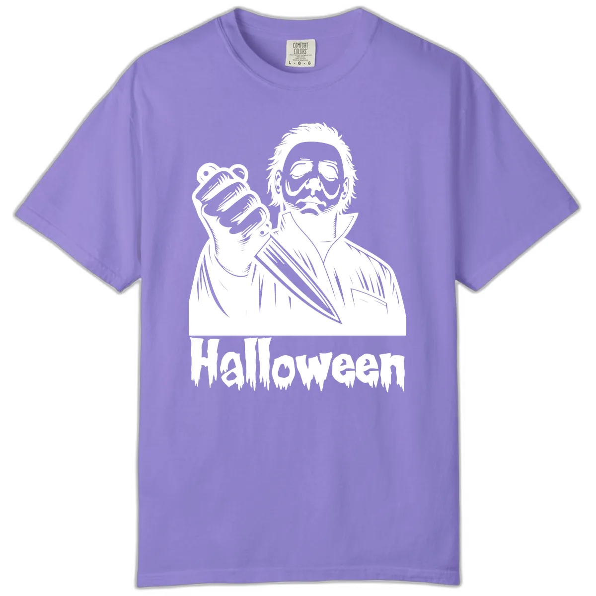 Michael Myers Halloween Slasher Comfort Color in Violet