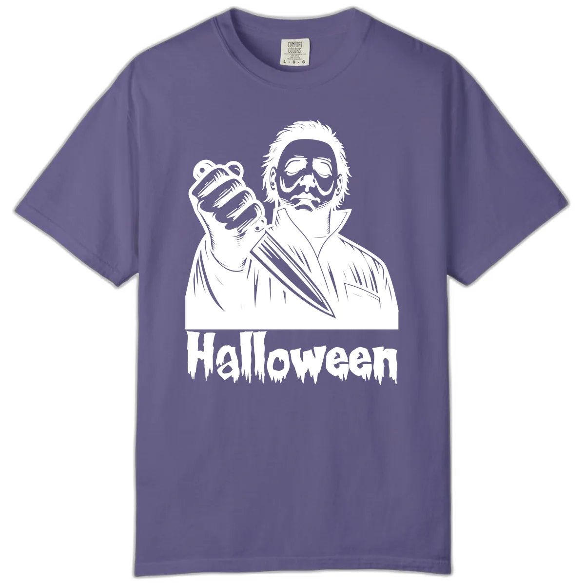 Michael Myers Halloween Slasher Comfort Color in Grape