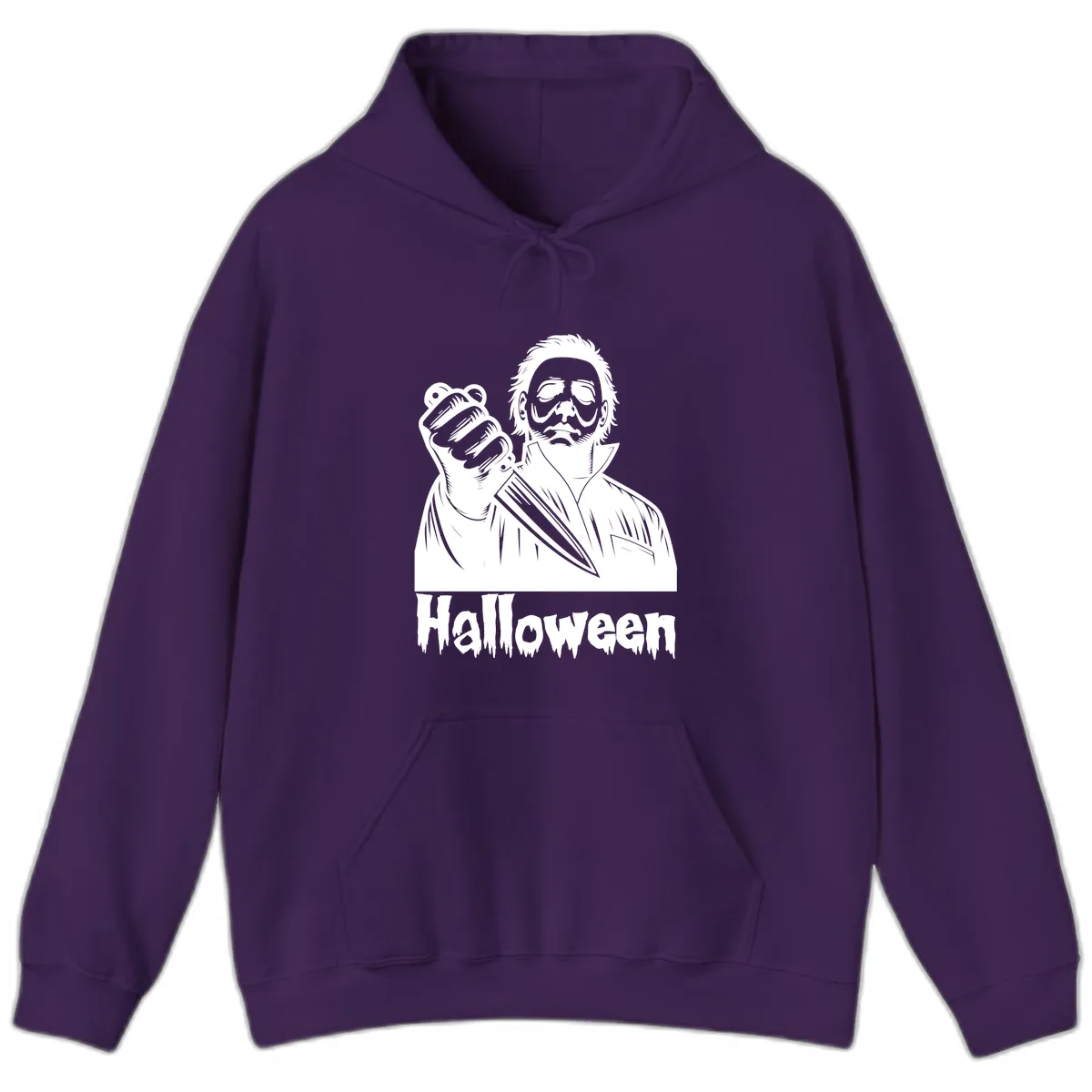 Michael Myers Halloween Slasher Hoodie in Purple